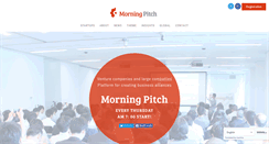 Desktop Screenshot of morningpitch.com